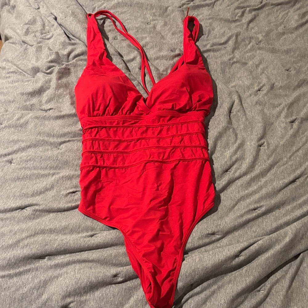 Catherine Malandrino Vibrant Red  One Piece